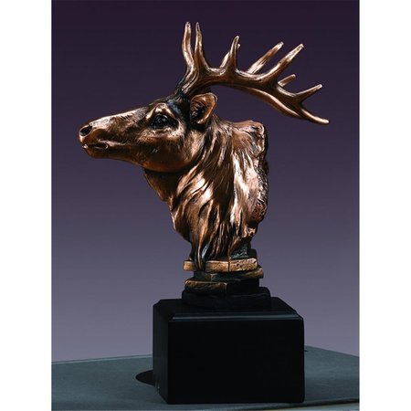 MARIAN IMPORTS Marian Imports 55131 Elk Head Sculpture - 6 x 9 in. 55131